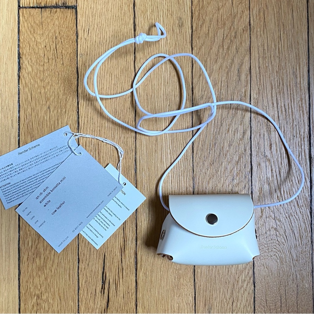 Hender Scheme Assemble Borsetta Mini Bag - Genuine Cow Leather - MADE IN JAPAN - Picture 5 of 6
